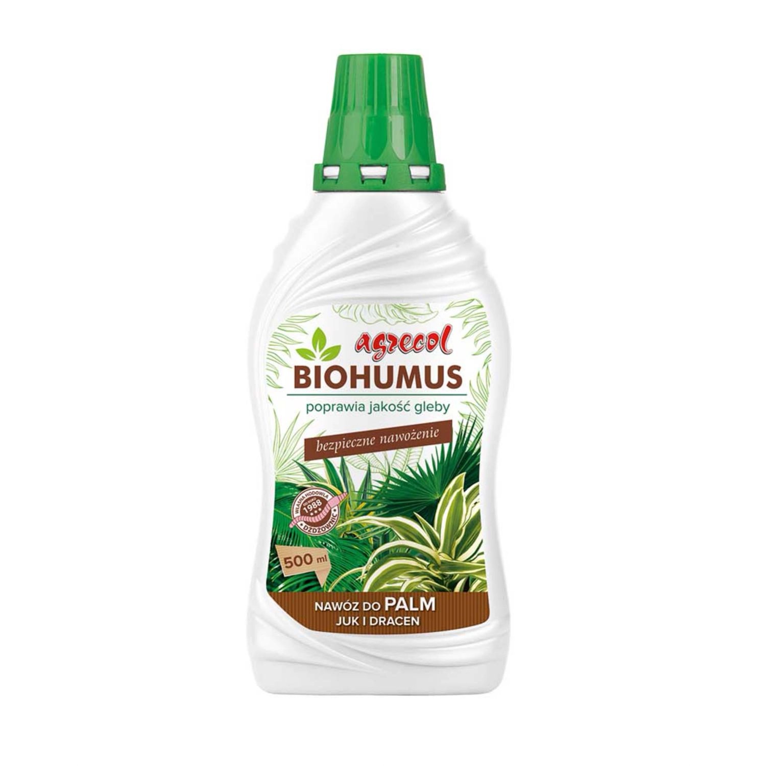 Agrecol Nawóz Biohumus forte do palm, juk i dracen 500 ml