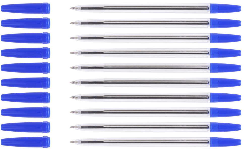 10x długopis D.Rect, 980, 1mm, niebieski
