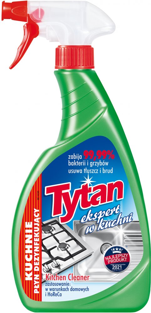 Płyn do mycia kuchni Tytan ekspert w kuchni, z rozpylaczem, 500ml