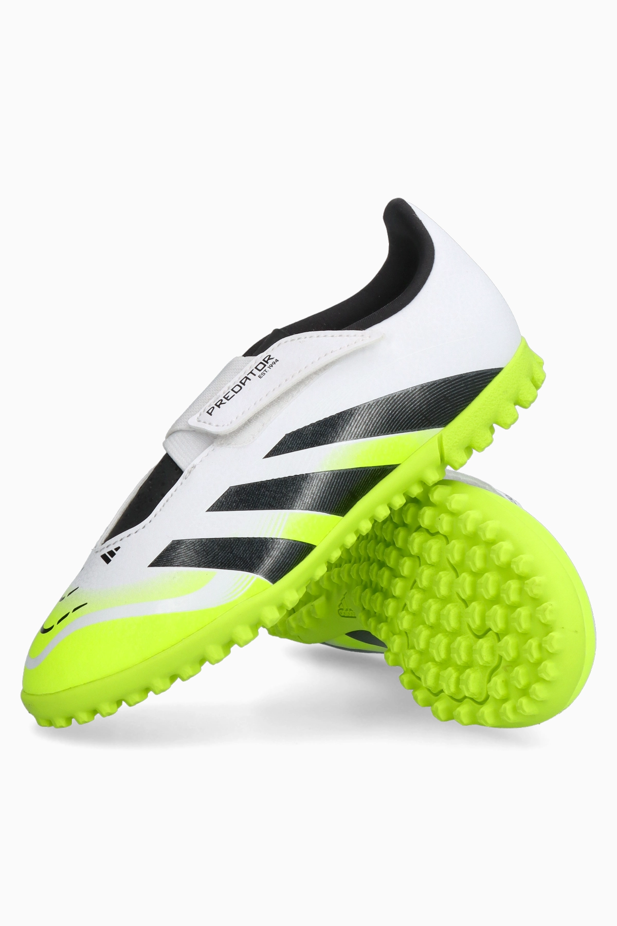 Turfy adidas Predator Club Hook-and-Loop TF Junior - Biały