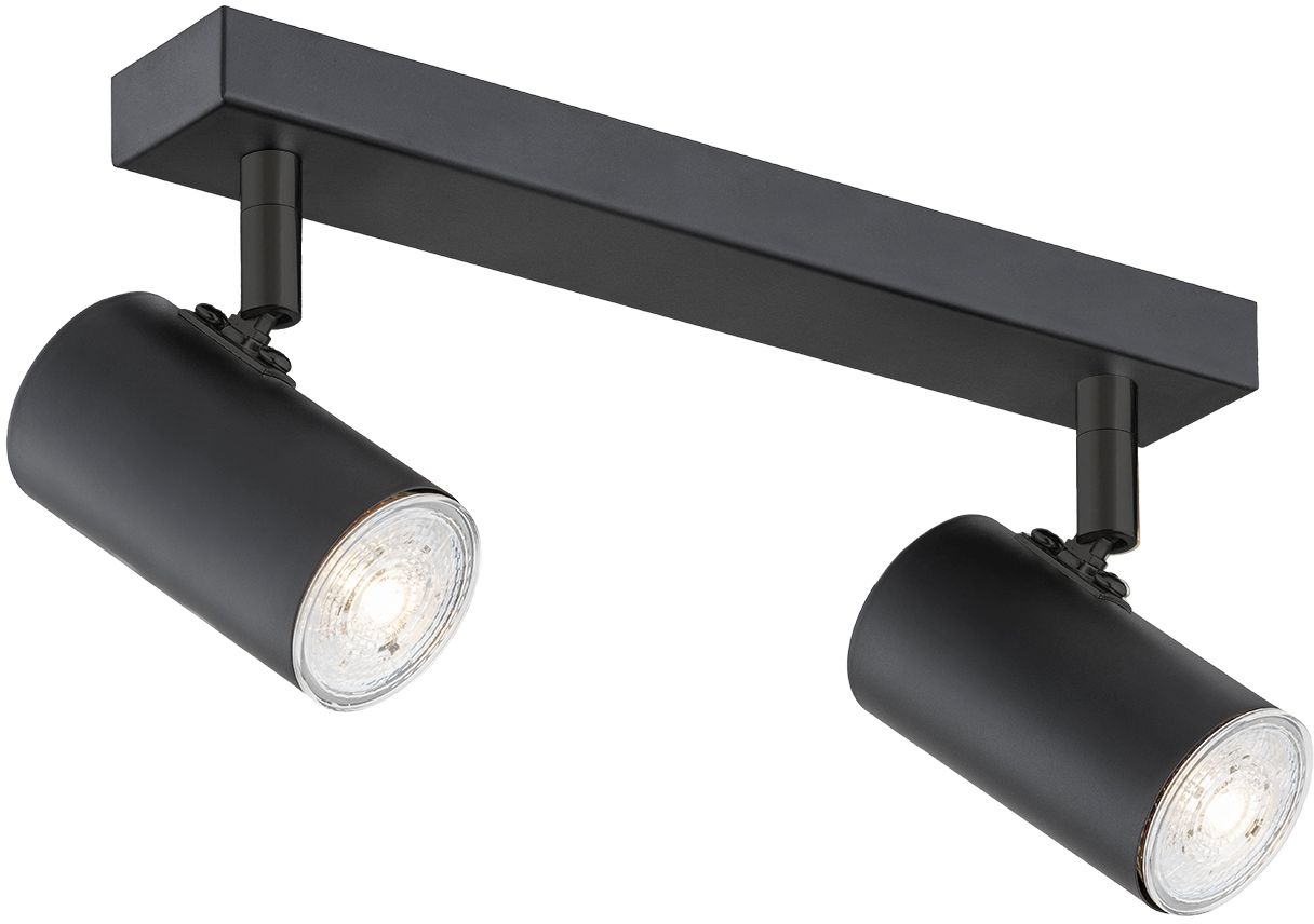 Argon Otto lampa podsufitowa 2x5W czarny struktura 7213