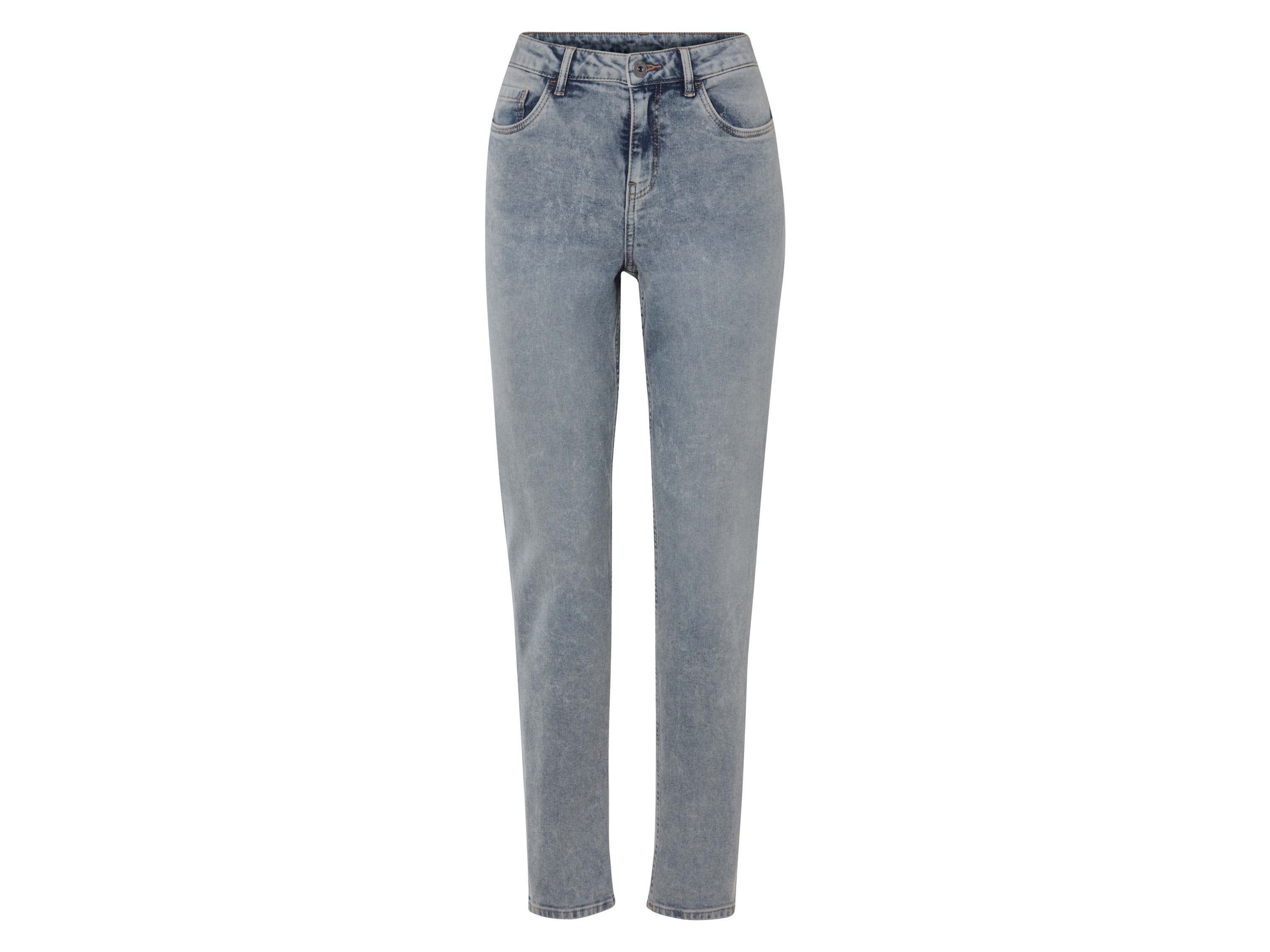 esmara Jeansy Straight Fit damskie z bawełny (Niebieski, 38)