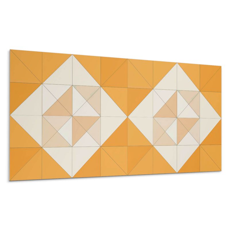Kafelki samoprzylepne Wallfluent 60x30 cm Romby w nowoczesnym stylu graficznym 6 szt.