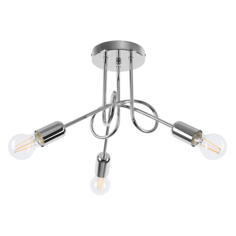 Żyrandol Sollux Lighting LOOP 3 chrom 1 szt.