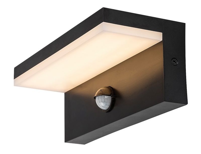 Kinkiet ścienny zewnętrzny Rabalux Zaragoza czarno-biały LED 9W 2700K-6500K 800lm IP54 wym: 8,5 x 21 x 9 cm - 1 szt.