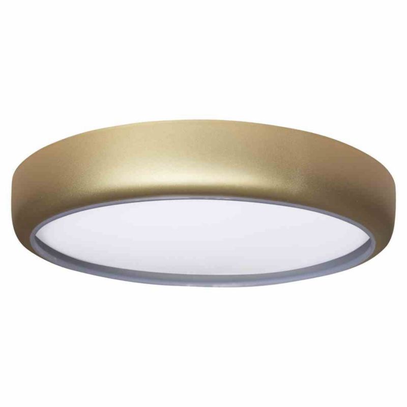 Plafon sufitowy nowoczesny Milagro Gea złoto-biały LED 36W 3000K-6000K IP20 wym: 7 x 39 x 39 cm tworzywo sztuczne - 1 szt.