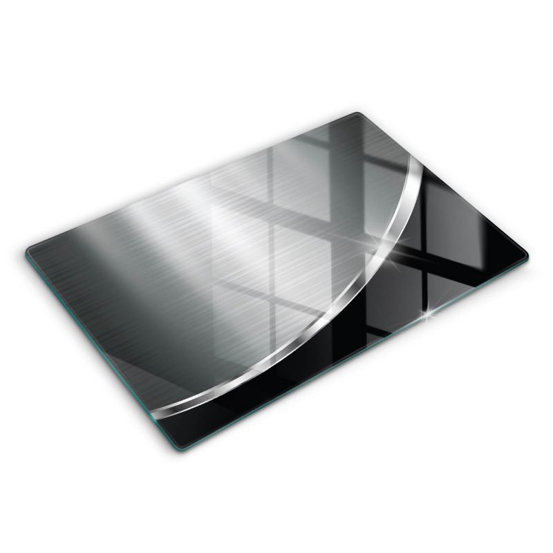 Szklana deska do krojenia Wallfluent 80x52 cm Abstrakcja z metalem 1 szt.