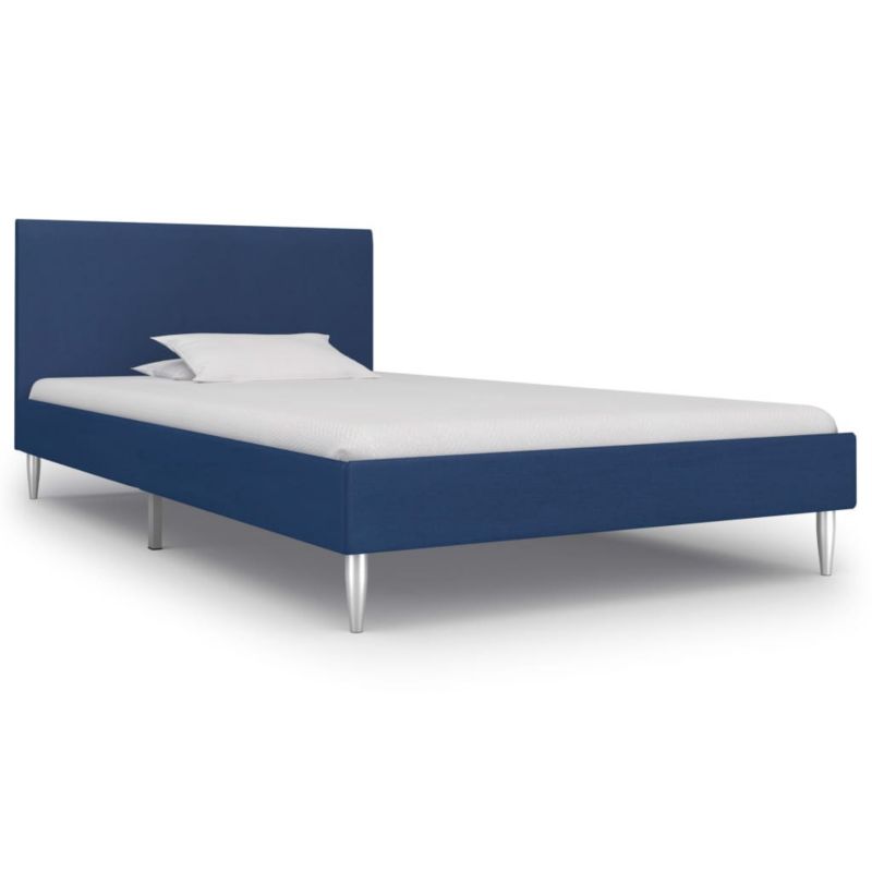 Łóżko tapicerowane WaszeMeble 90x200 cm niebieska WM-280951 1 szt.