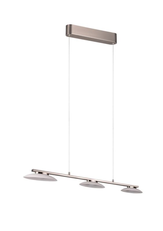 Lampa wisząca Trio Merton 7570 srebrno-odcienie srebra nowoczesna wbudowany LED 9W 1 szt.