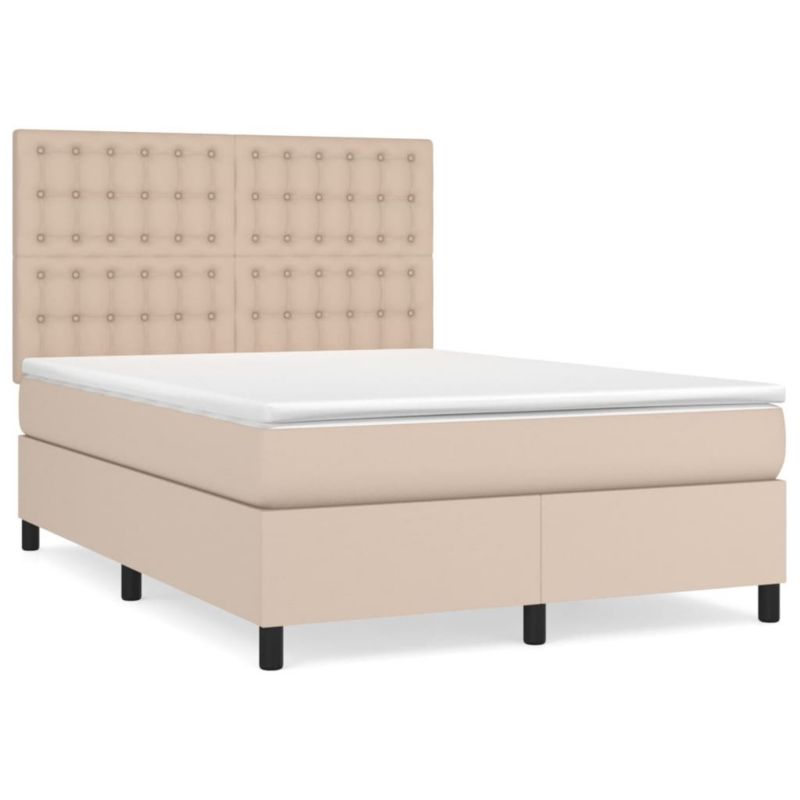Łóżko kontynentalne WaszeMeble 140x190 Brązowe WM-3142844 1 szt.