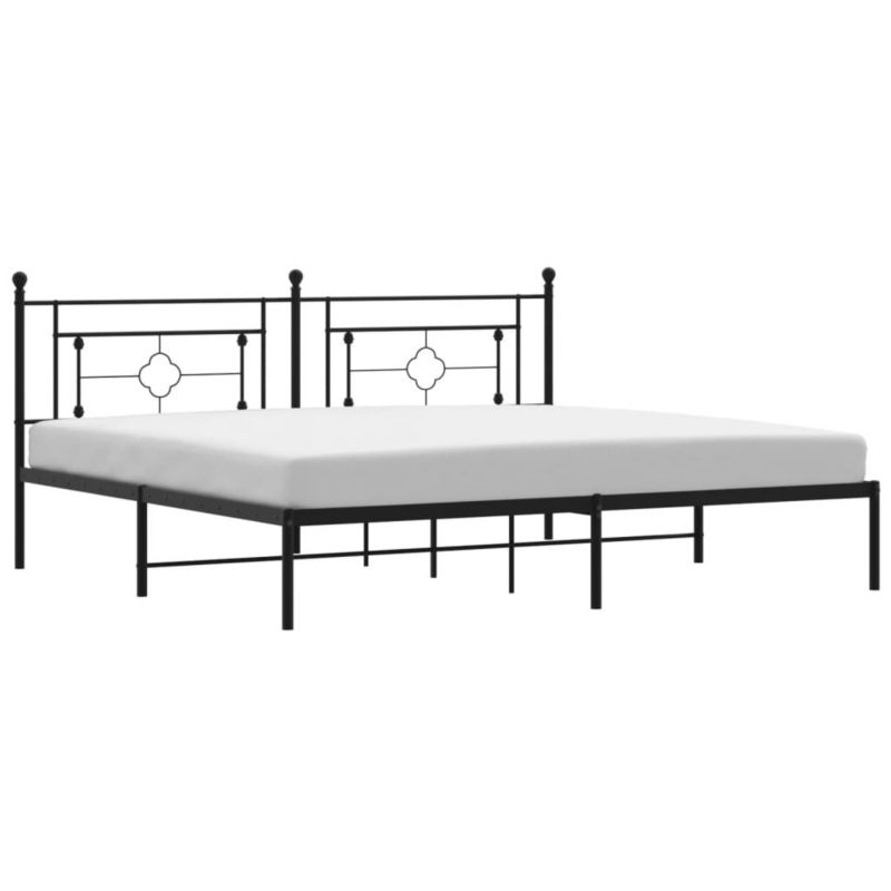 Łóżko metalowe WaszeMeble 193x203 cm czarna WM-374345 1 szt.