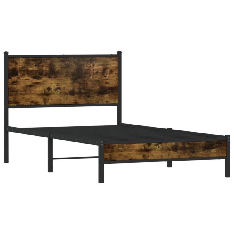 Łóżko metalowe WaszeMeble 107x203 cm dąb WM-4007810 1 szt.