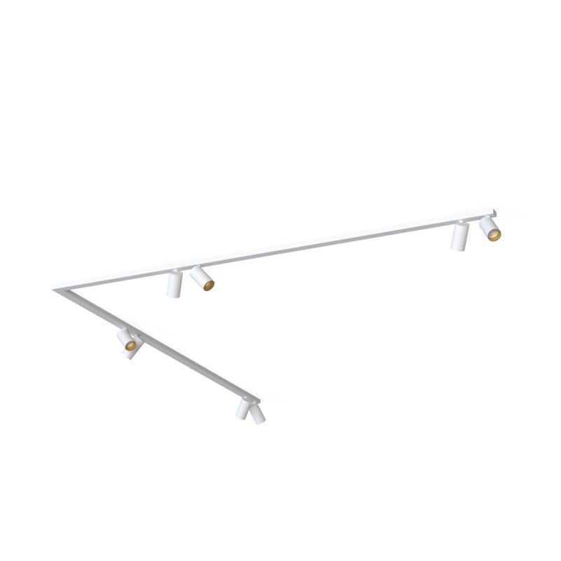 Spot sufitowy Nowodvorski Lighting Mono biało-złoty 8 x GU10 x IP20 wym: 215 x 215 cm - 1 szt.