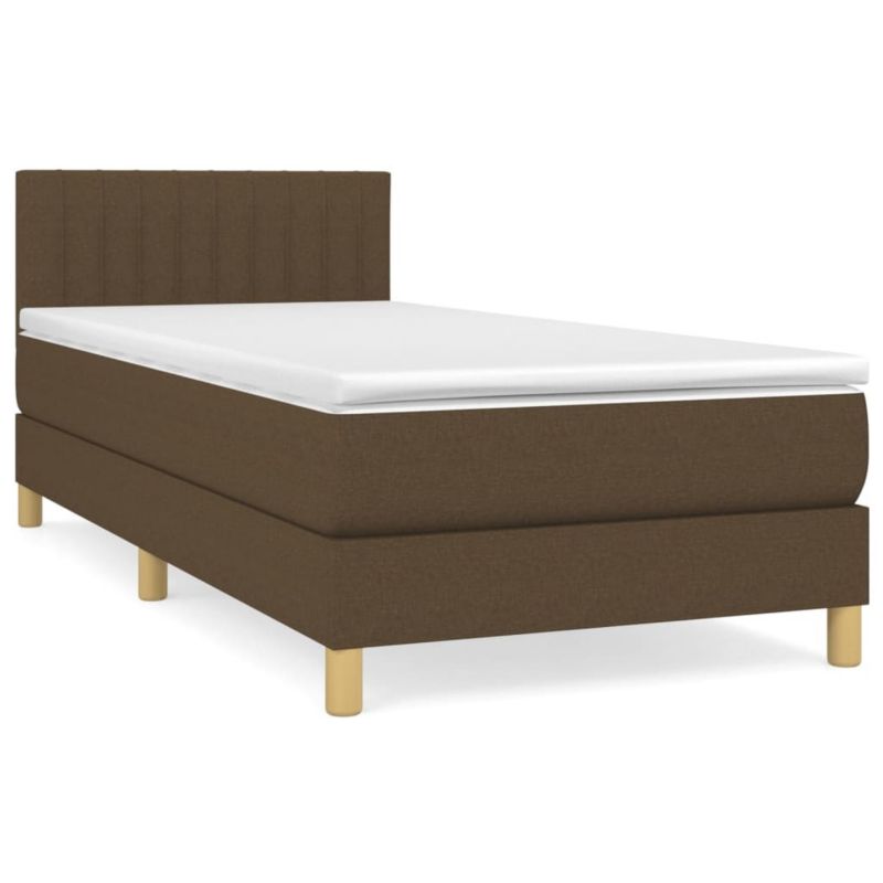 Łóżko kontynentalne WaszeMeble 90x200 cm brązowe WM-3140748 1 szt.