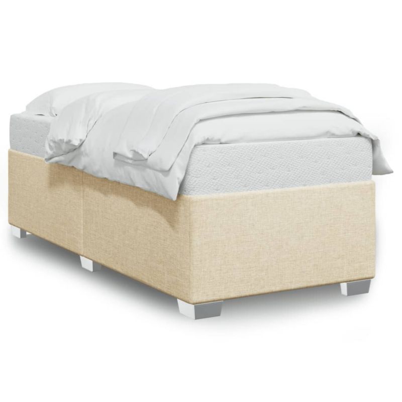 Łóżko tapicerowane WaszeMeble 90x200 cm kremowa WM-3284448 1 szt.
