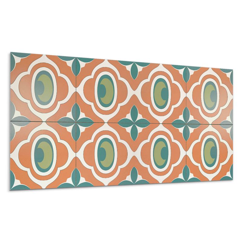 Kafelki samoprzylepne Wallfluent 40x20 cm Roślinny motyw w formie mozaiki 10 szt.