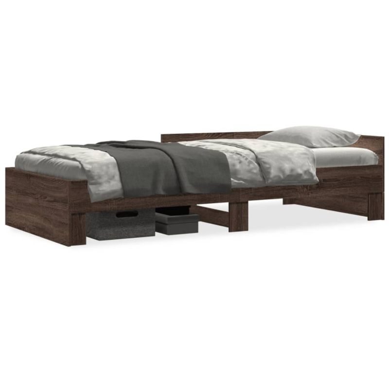 Łóżko drewniane WaszeMeble 75x190 cm brązowy WM-849599 1 szt.