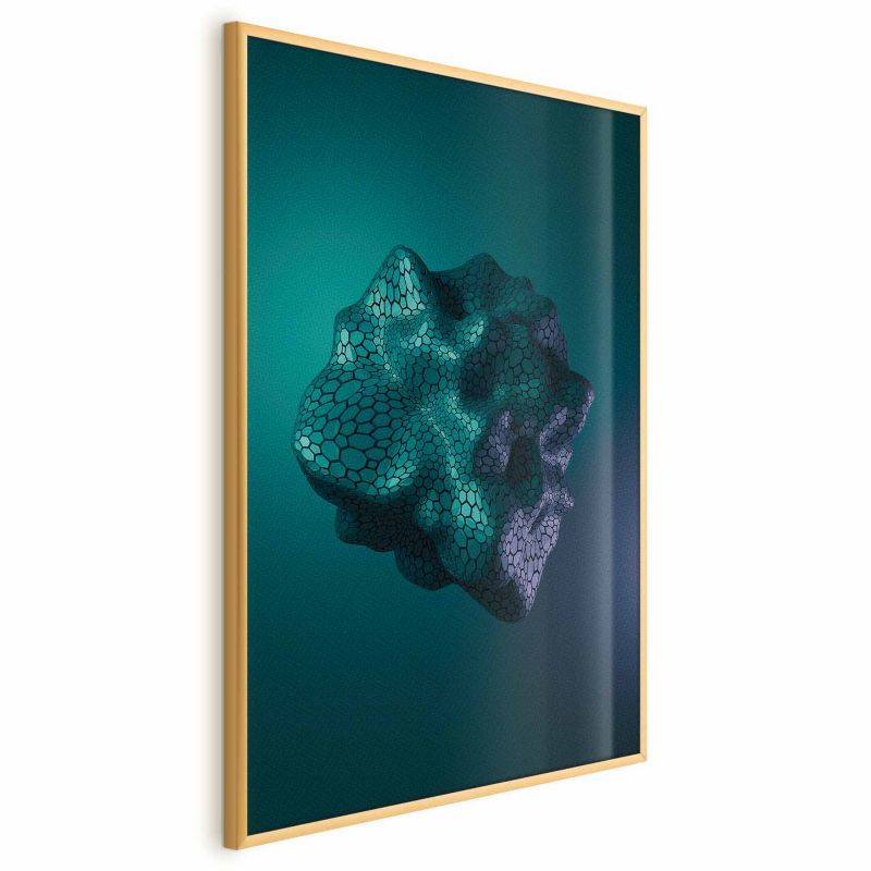 Plakat Artgeist Gamma 21x30 cm z ramą złotą 1 szt