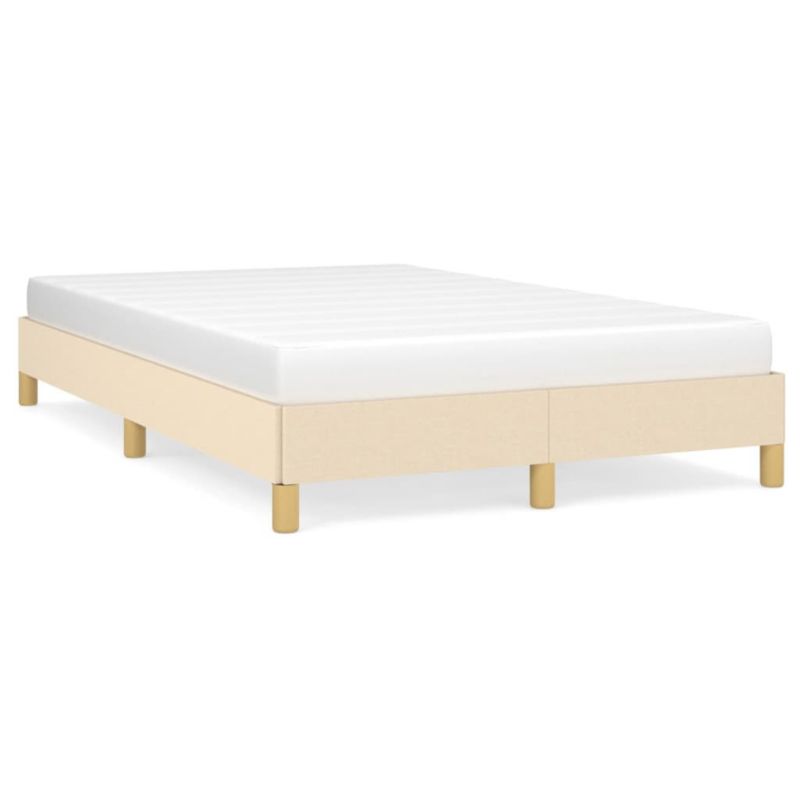 Łóżko tapicerowane WaszeMeble 120x200 cm kremowe WM-346807 1 szt.