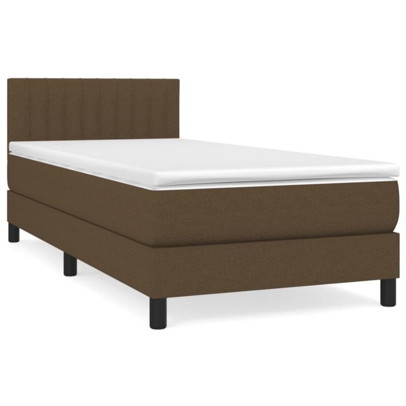 Łóżko kontynentalne WaszeMeble 90x200 cm brązowe WM-3140188 1 szt.