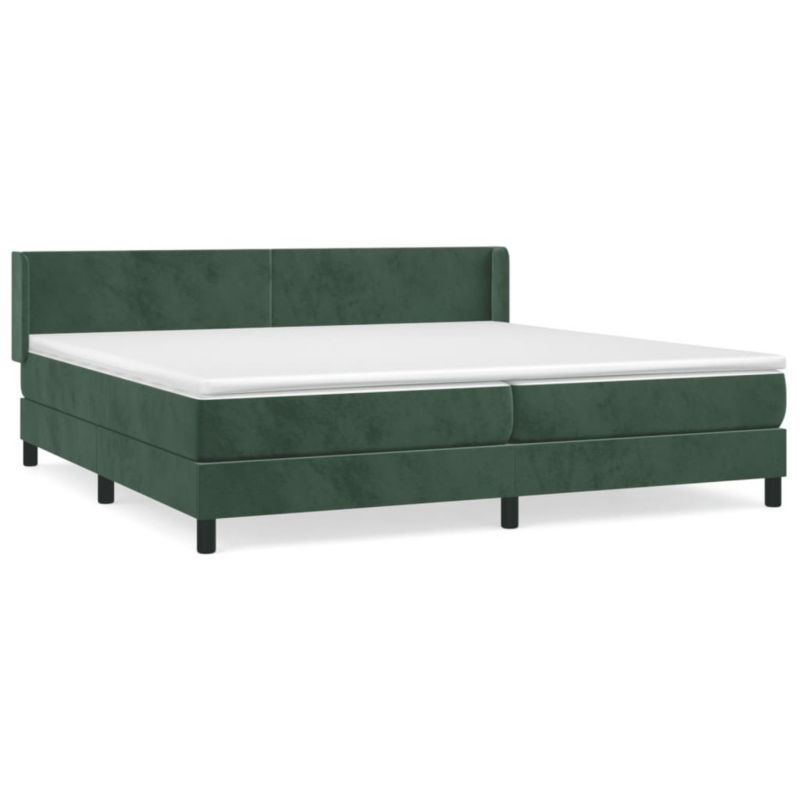 Łóżko kontynentalne WaszeMeble 200x200 cm zielone WM-3130862 1 szt.