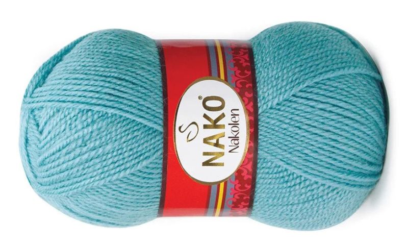 włóczka NAKOLEN kol. 2837 / jasny turkus