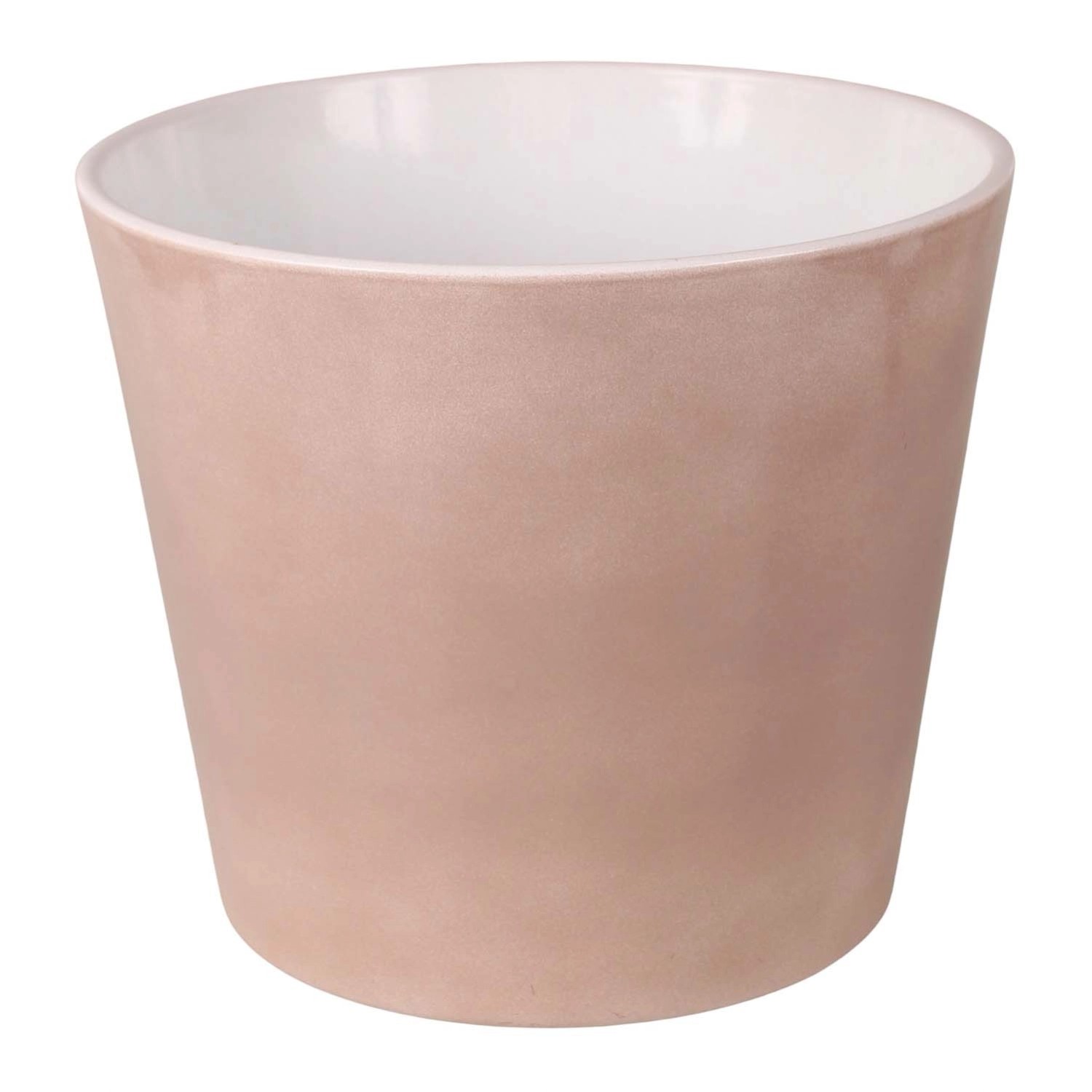 Osłonka ceramiczna brązowa lazurowa - 39,5 cm