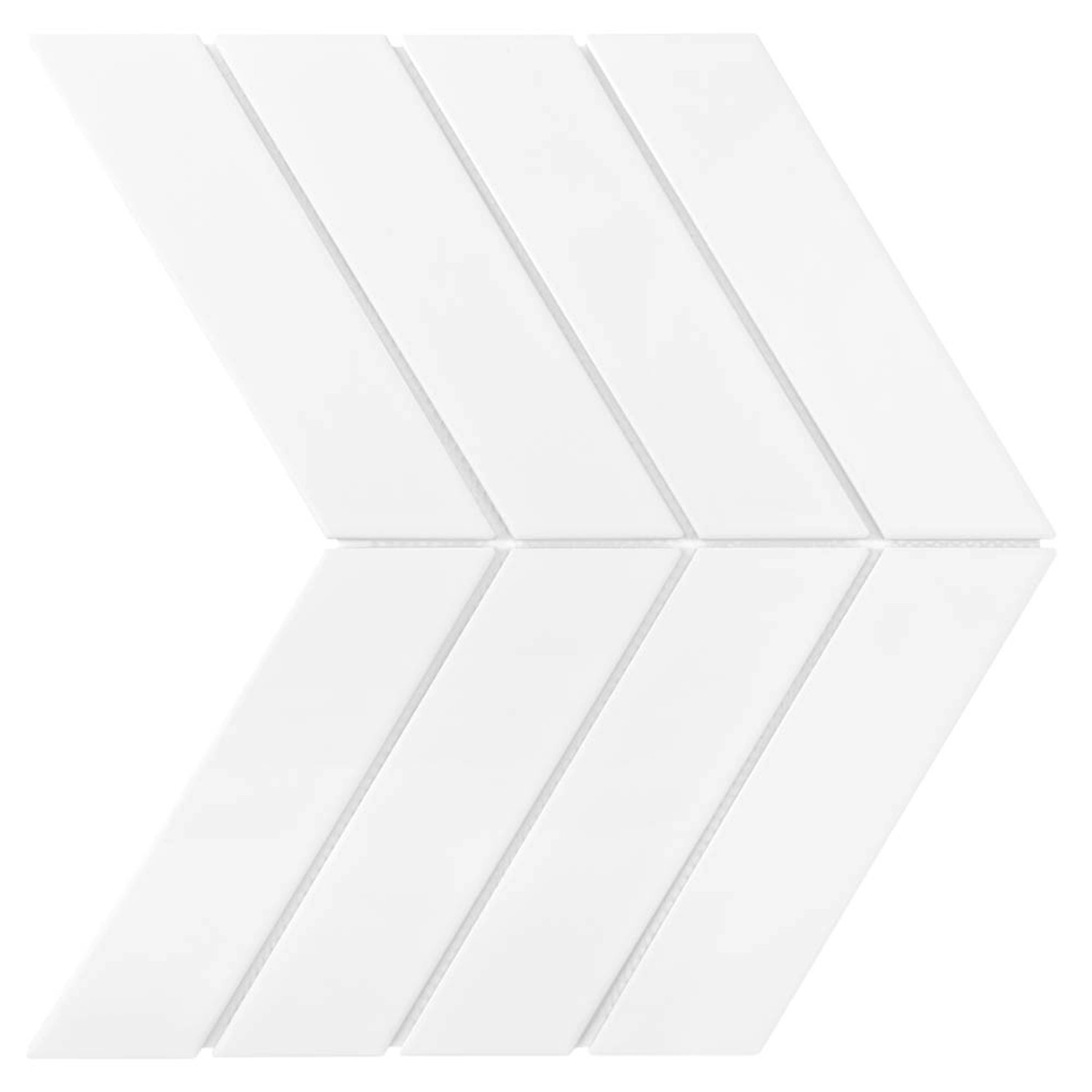 Płytka CHEVRON white, 22,4 x 31,8 cm