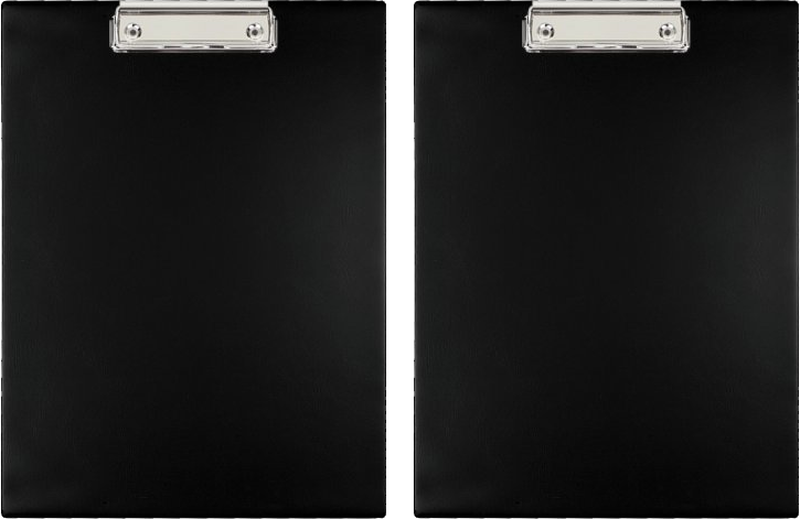 2x Clipboard Biurfol, A4, czarny