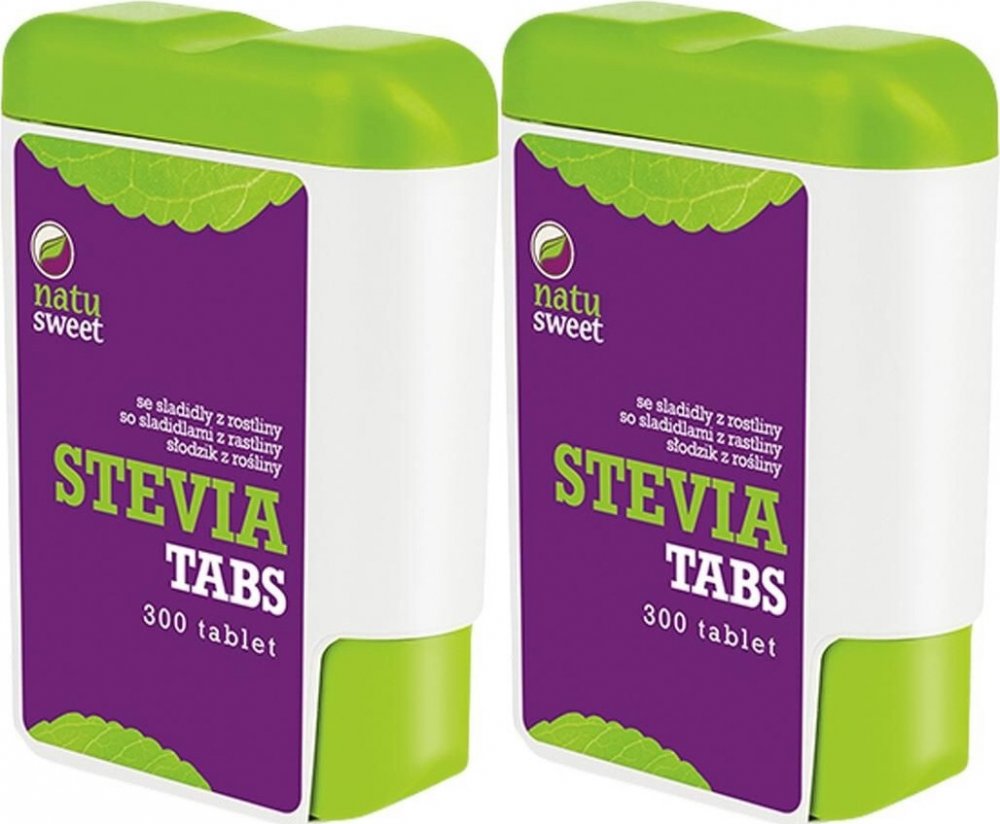 2x Stewia NatuSweet, w tabletkach, 300 tabletek