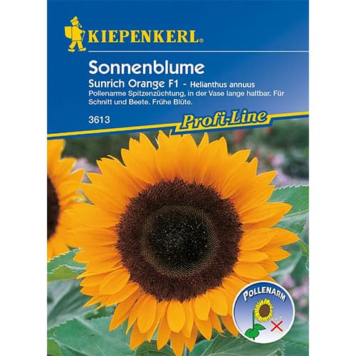 1 szt, Sonnenblume Sunrich Orange F1 - Samen: Ilość w opakowaniu: 1 Stück