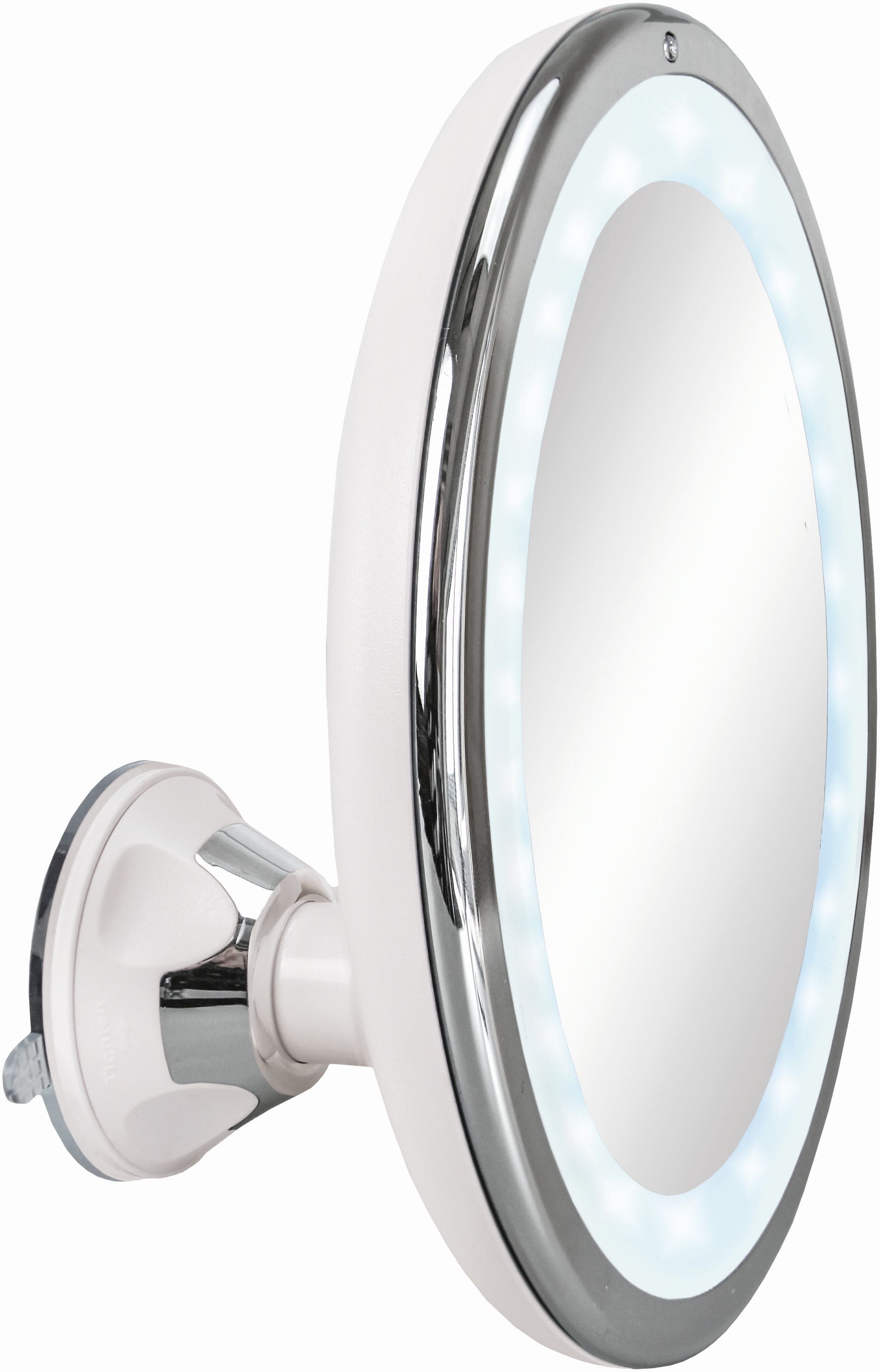 Kleine Wolke LED Mirror lusterko kosmetyczne 20x20 cm okrągłe z oświetleniem chrom 8099127886