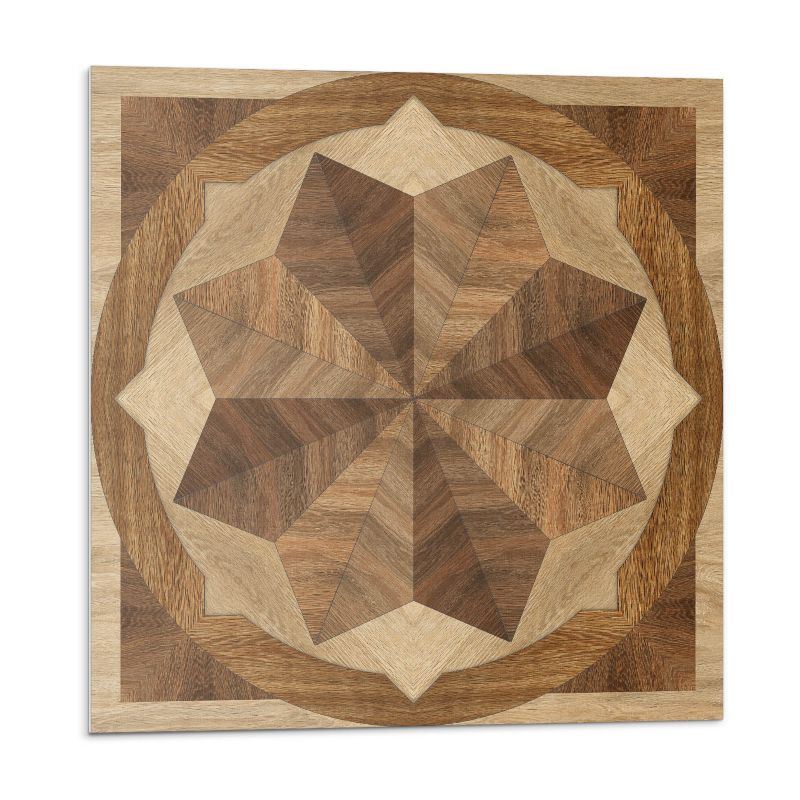 Kafelki samoprzylepne Wallfluent 50x50 cm Złożony wzór w formie geometrycznej 4 szt.
