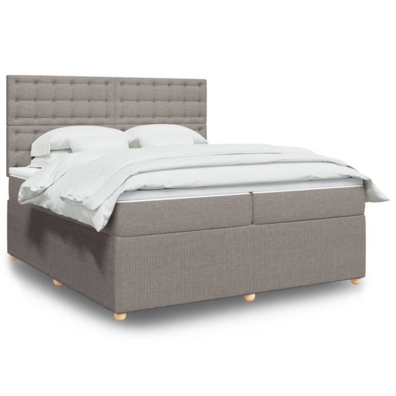 Łóżko kontynentalne WaszeMeble 200x200 cm Brązowe WM-3292181 1 szt.