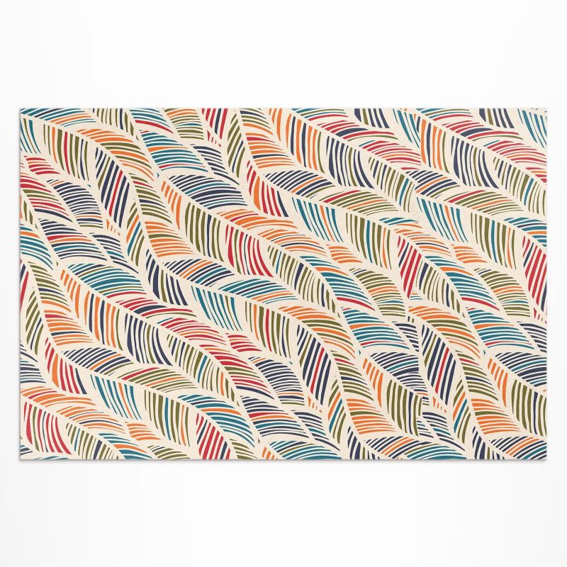 Winylowy Chodnik Zewnętrzny Wallfluent 150x225 cm Kolorowe liście 1 szt.