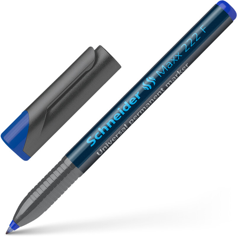 Foliopis permanentny Schneider Maxx 222, F, 0.7 mm, niebieski
