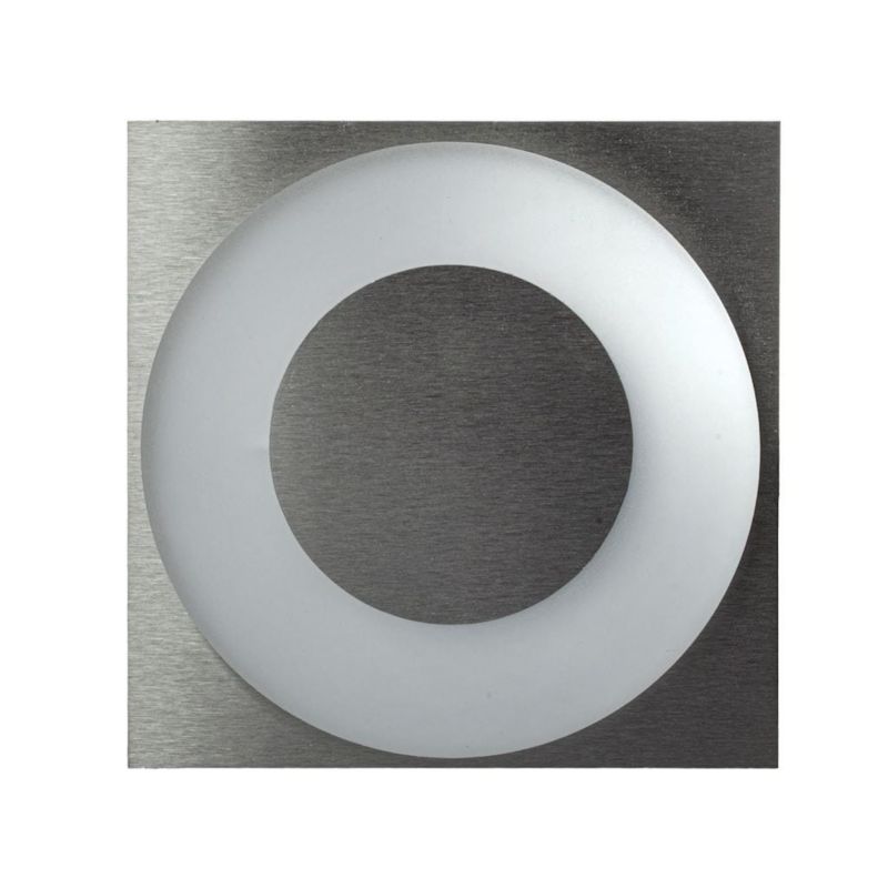 Oprawa oświetleniowa schodowa Eko-Light Polar biało-srebrna LED 0.6W 3000K 13lm IP20 wym: 7,5 x 2,3 cm okrągła - 1 szt.