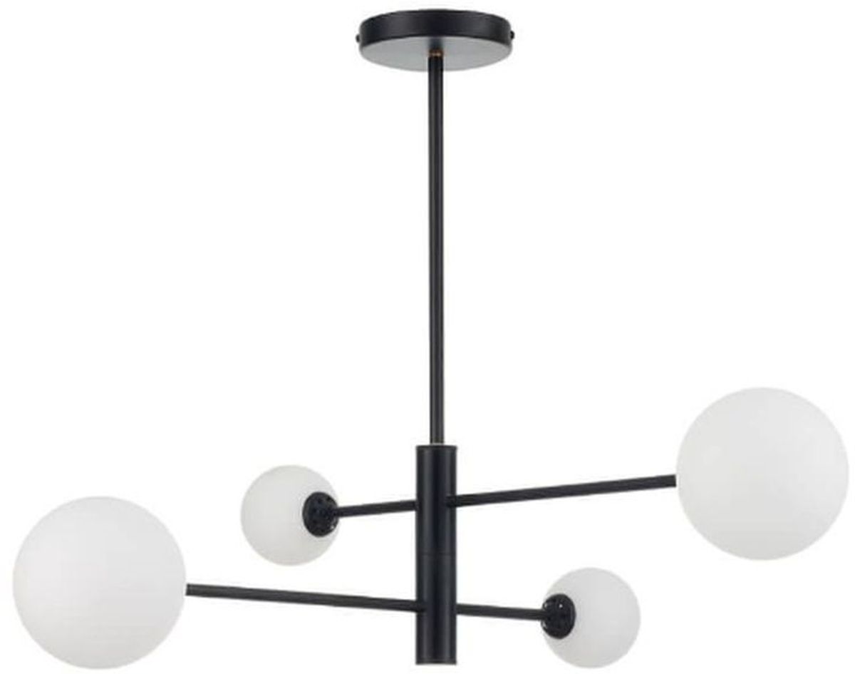 Darmowa Dostawa - Lampa podsufitowa 4x40 W biała-czarna Light Prestige Dorado LP0024PBK