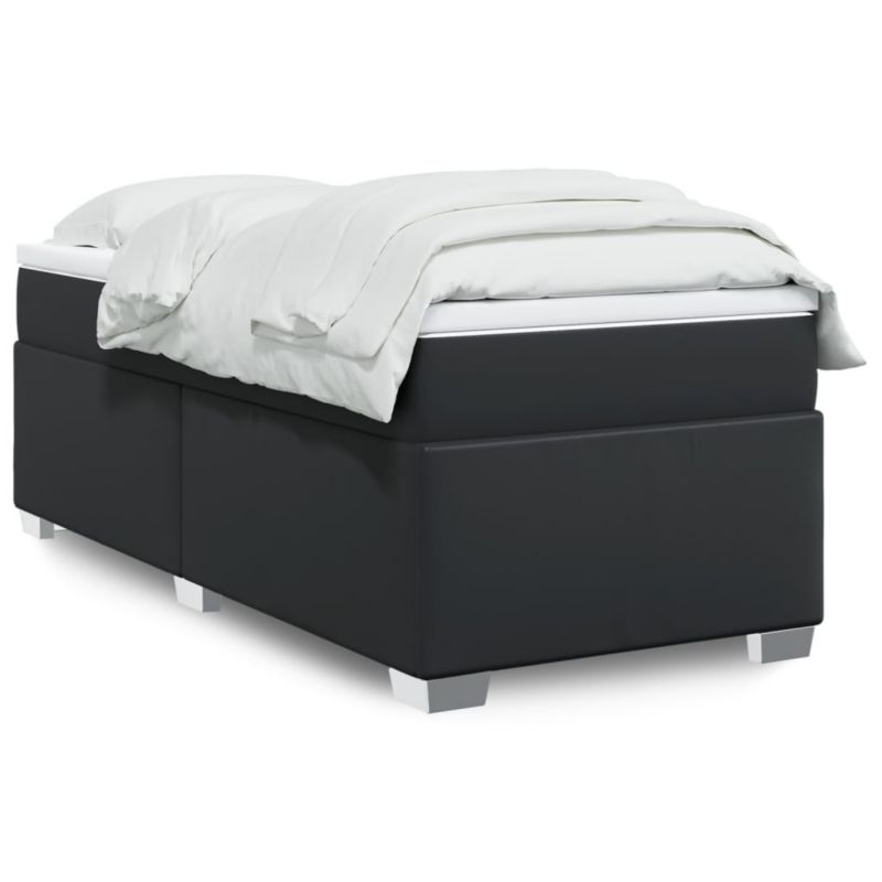 Łóżko kontynentalne WaszeMeble 90x190 cm czarne WM-3285189 1 szt.