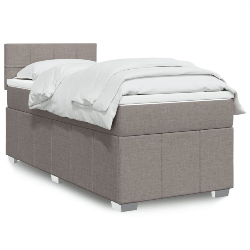 Łóżko kontynentalne WaszeMeble 90x190 cm Brązowe WM-3286927 1 szt.
