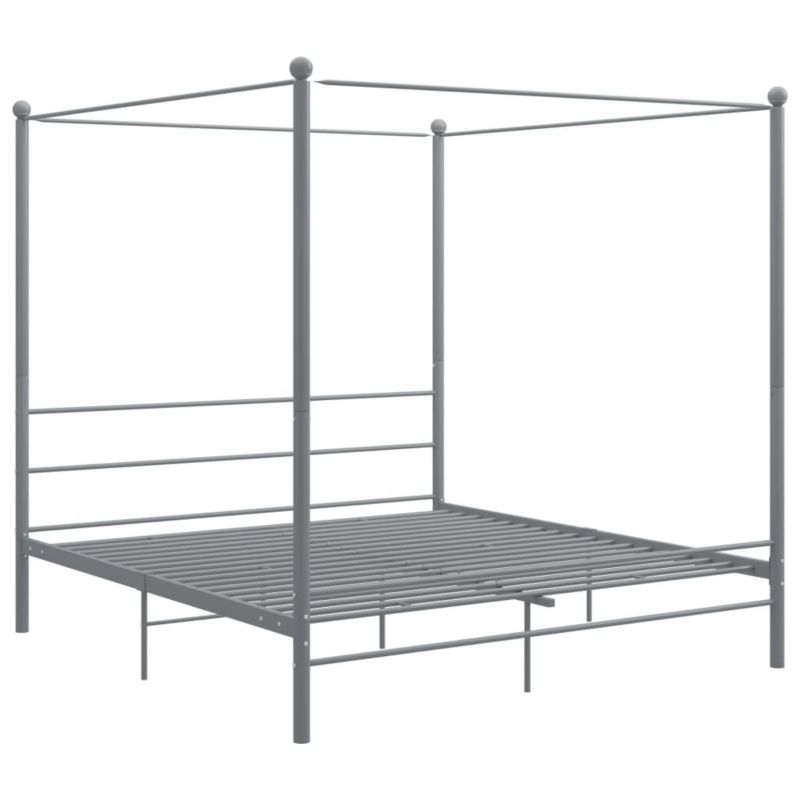 Łóżko metalowe WaszeMeble 180x200 cm szara WM-325068 1 szt.