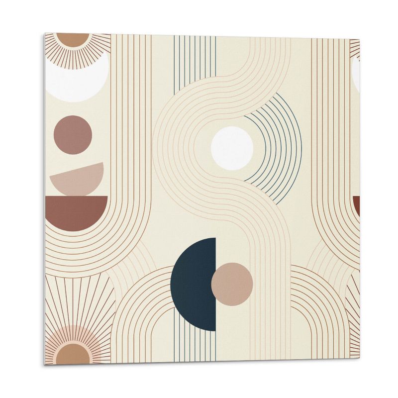 Kafelki samoprzylepne Wallfluent 30x30 cm Kreatywne kształty i linie 9 szt.