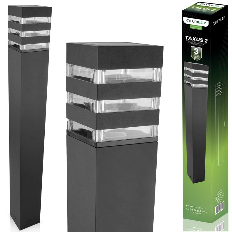 Lampa Ogrodowa Lumiled Słupek Zewnętrzny Stojący E27 LED 80cm 1 szt.