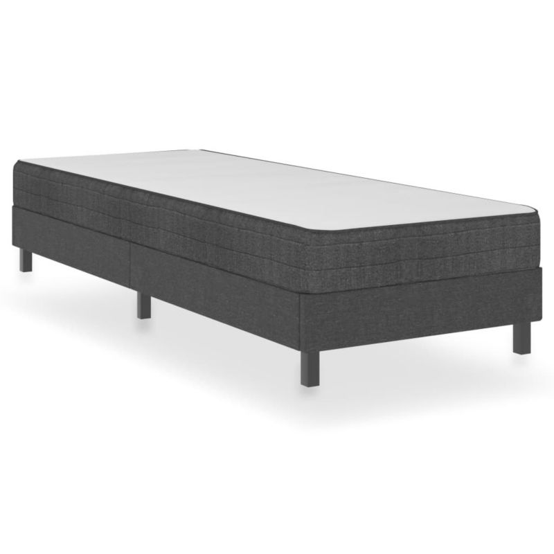 Łóżko kontynentalne WaszeMeble 90x200 cm szare WM-287453 1 szt.