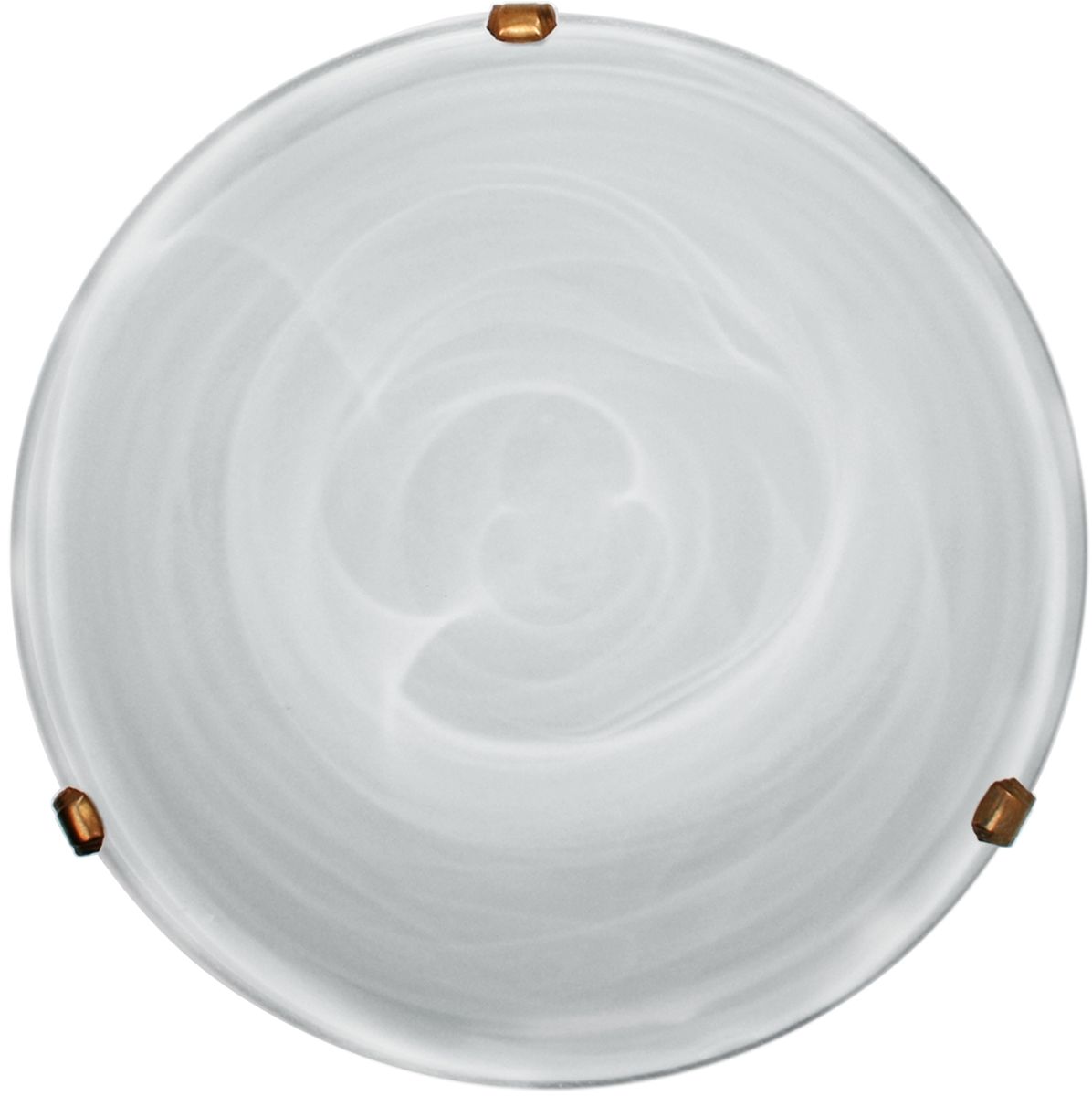 Candellux Duna plafon 2x60W biały/mosiądz 14-38756