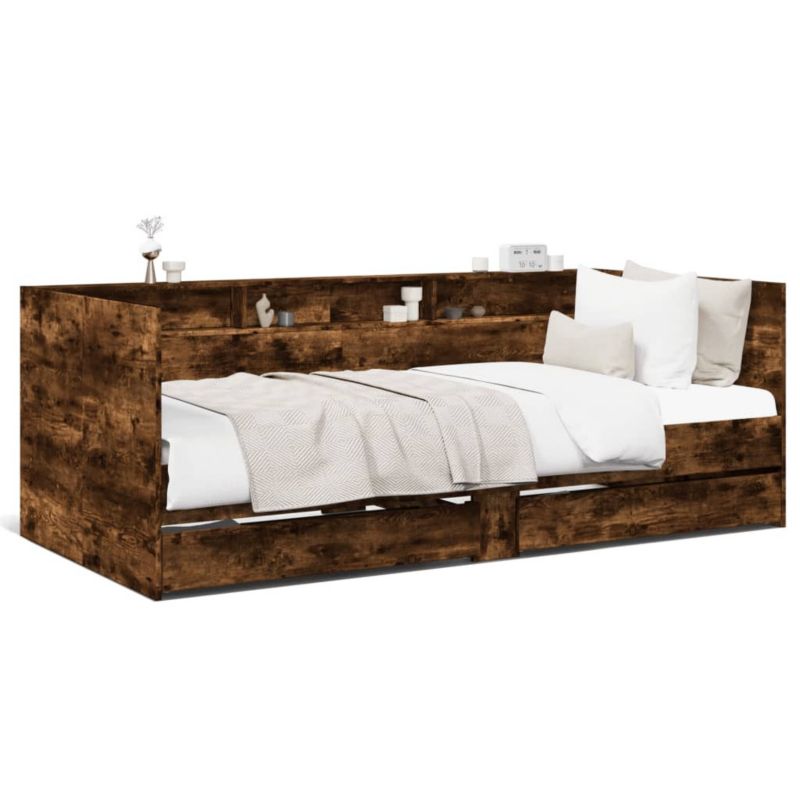 Łóżko dzienne WaszeMeble 90x200 cm brązowe WM-3280850 1 szt.