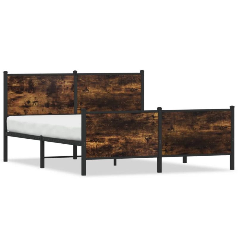 Łóżko metalowe WaszeMeble 140x200 cm dąb WM-3301352 1 szt.