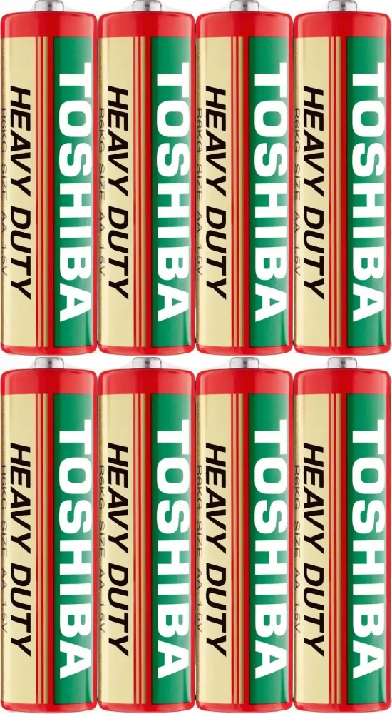2x Bateria cynkowo-węglowa Toshiba Heavy Duty, AA/R6, 4 sztuki, folia