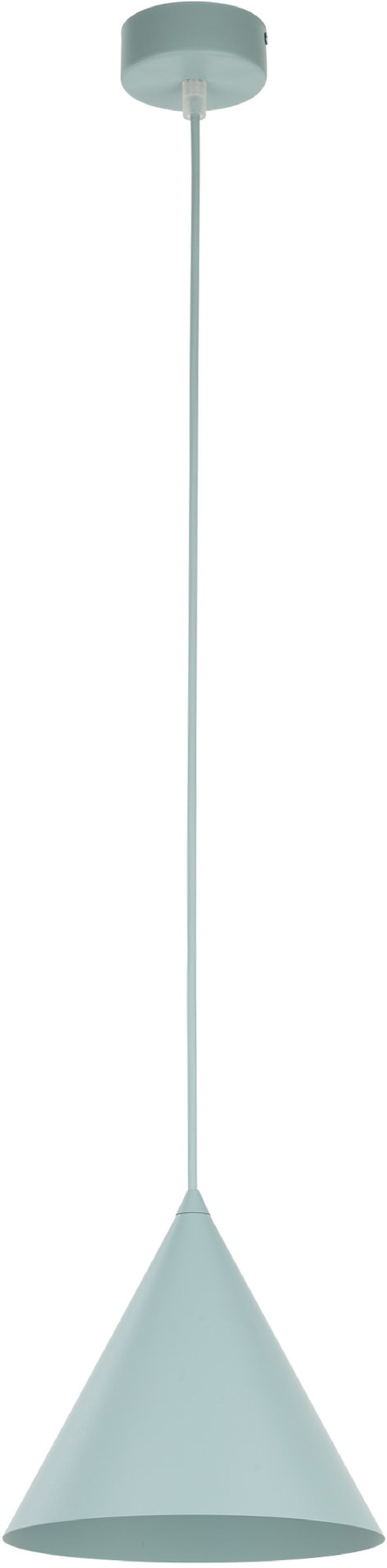 TK Lighting Cono lampa wisząca 1x15 W miętowa 10074