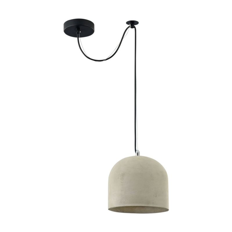 Lampa wisząca Maytoni Broni 0755 czarno-szara szerokość 20 cm 1xE27 x 1 szt.